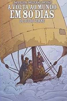Capa de A Volta ao Mundo - Júlio Verne