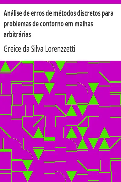 Capa de Análise de erros de métodos discretos para problemas de contorno em malhas arbitrárias