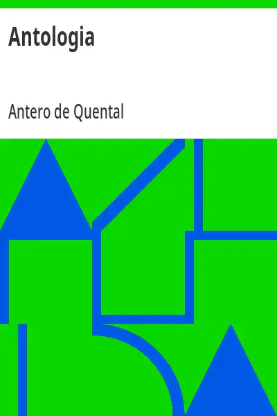 Capa de Antologia