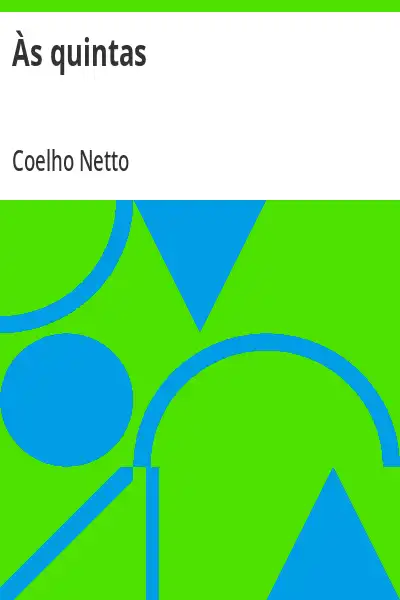 Capa de Às quintas - Coelho Netto