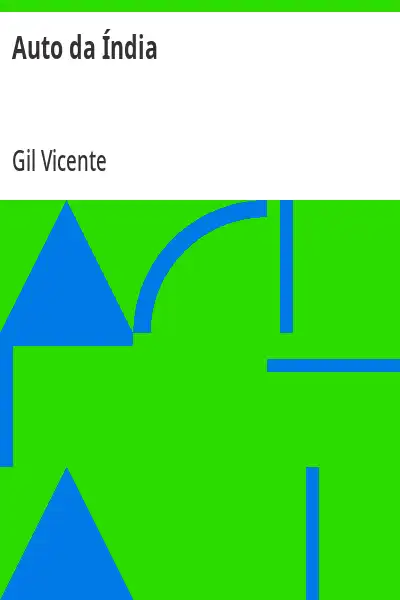 Capa de Auto da Índia - Gil Vicente