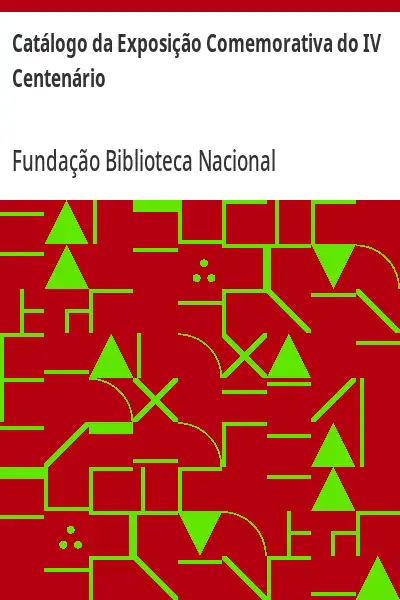 Capa de Catálogo da Exposição Comemorativa do IV Centenário
