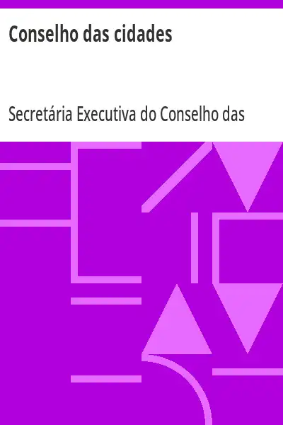 Capa de Conselho das cidades