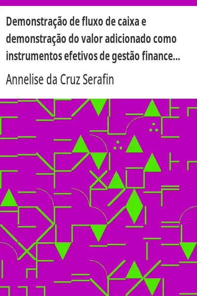 Capa de Demonstração de fluxo de caixa e demonstração do valor adicionado como instrumentos efetivos de gest