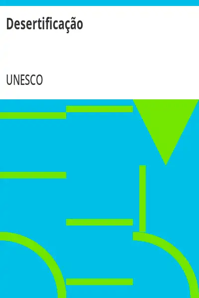 Capa do livro Desertificação - UNESCO