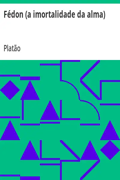 Capa de Fédon (a imortalidade da alma) - Platão