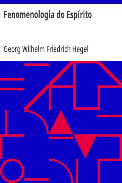Capa de Fenomenologia do Espírito