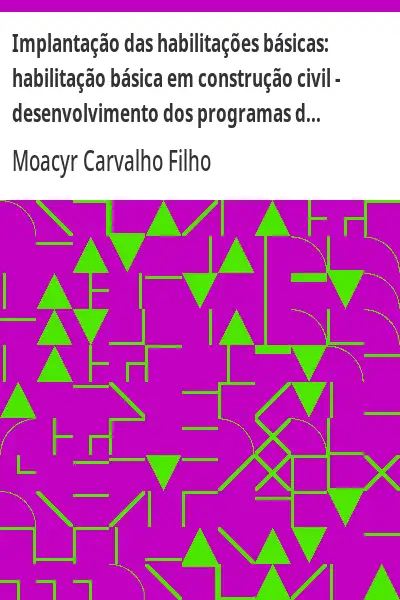 Capa de Implantação das habilitações básicas:  habilitação básica em construção civil – desenvolvimento dos 