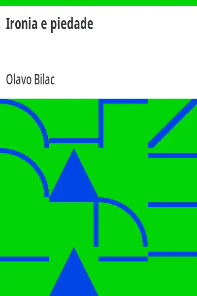 Capa de Ironia e piedade - Olavo Bilac