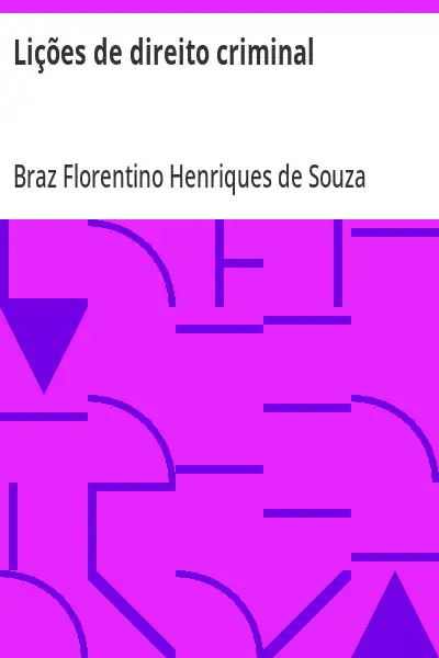 Capa de Lições de direito criminal