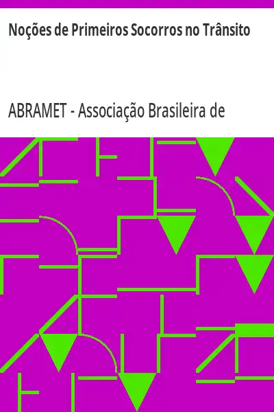 Capa de Noções de Primeiros Socorros no Trânsito – ABRAMET