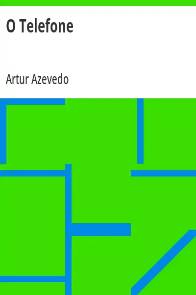 Capa de O Telefone - Artur Azevedo