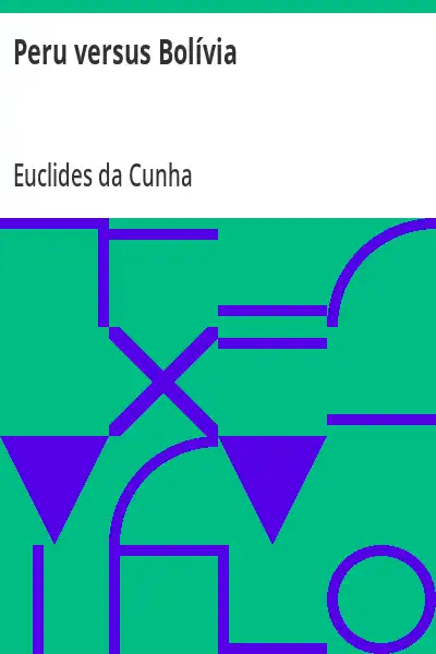 Capa de Peru versus Bolívia - Euclides da Cunha