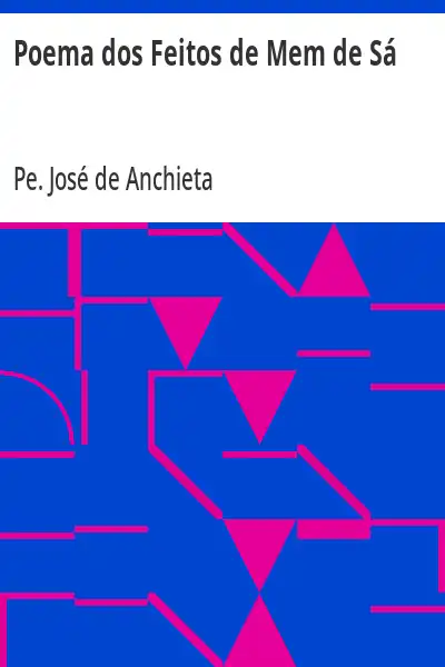 Capa de Poema dos Feitos de Mem de Sá - Pe. José de Anchieta