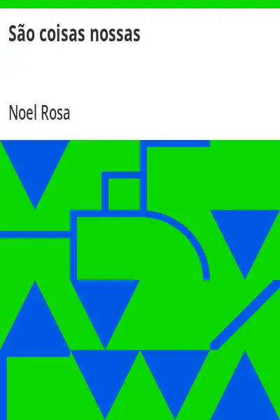 Capa de São coisas nossas - Noel Rosa
