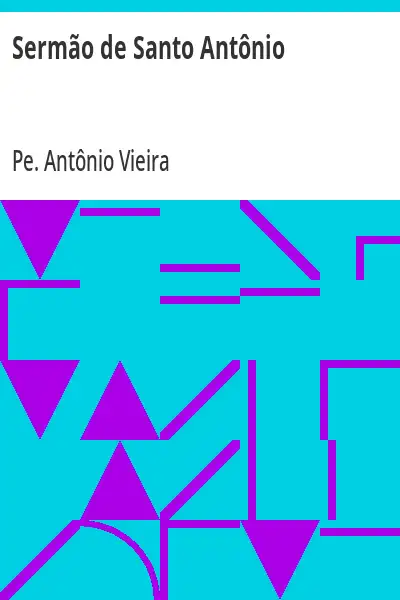 Capa de Sermão de Santo Antônio - Pe. Antônio Vieira