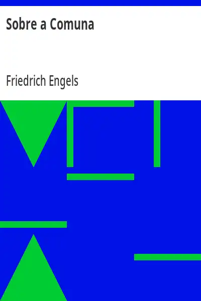 Capa do livro Sobre a Comuna - Friedrich Engels