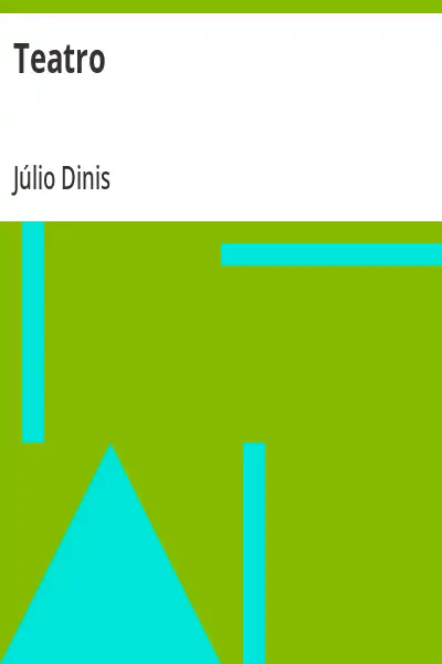 Capa do livro Teatro - JÚLIO DINIS