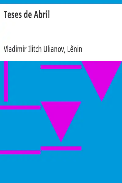 Capa de Teses de Abril