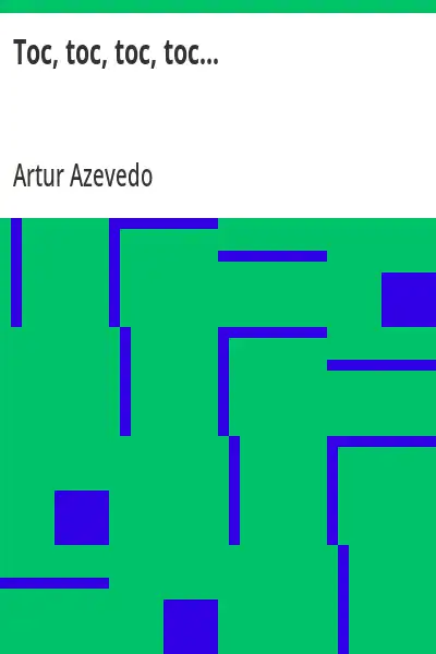 Capa de Toc, toc, toc, toc… - Artur Azevedo
