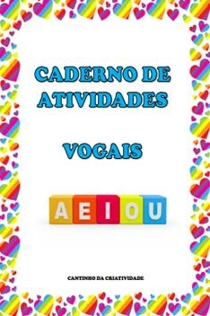 Capa do livro Vogais - Cantinho